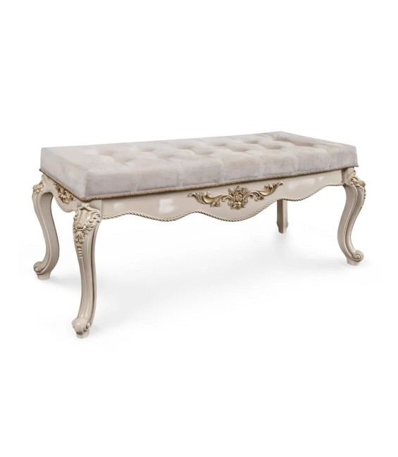 Սենյակի կողքի բանկետ «Ջոկոնդա», կաղնու արմատի փայլ/կրեմ փայլ, 110×40×48 սմ