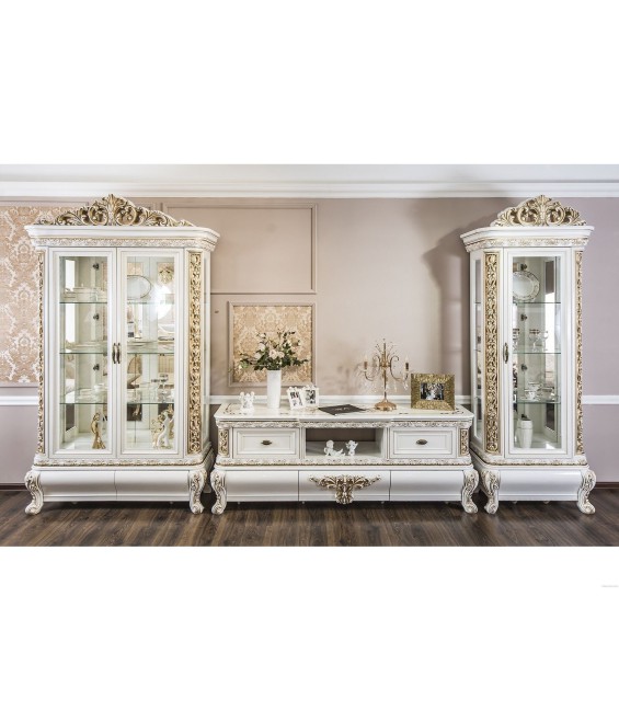 Հյուրասենյակ «Ալսու» 2+1, կրեմ փայլուն