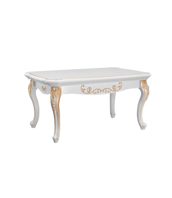 Սուրճի ուղղանկյուն սեղան «Նատալի», սպիտակ