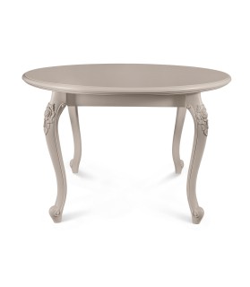 Սեղան «Մոկկո», կլոր, մոկկո բեժե/մոխրագույն քարե կառուցվածքով