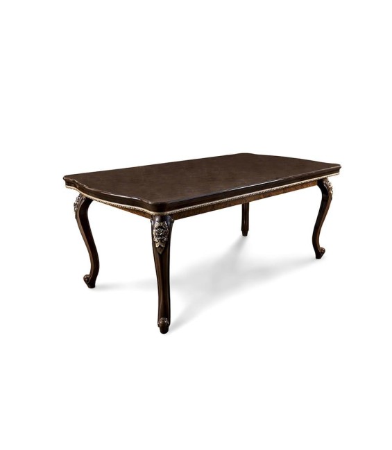 Սեղան «Ջոկոնդա», ընկուզենի փայտ փայլուն/կրեմ փայլուն