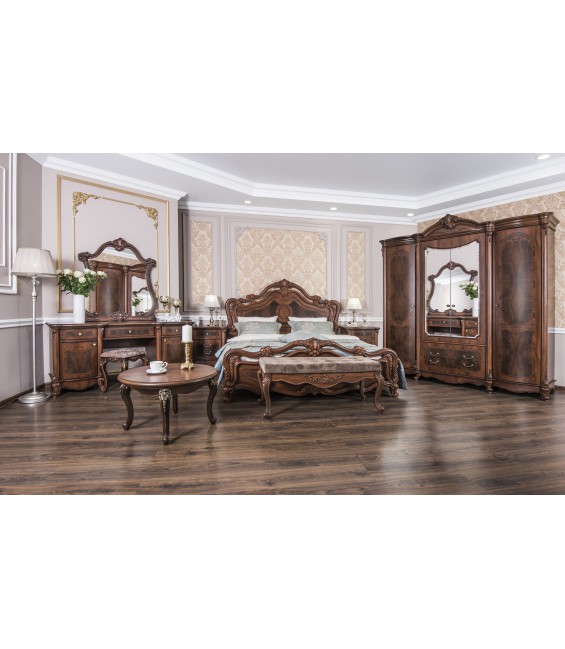 Ննջասենյակ «Իլոնա» 4 դռնանի պահարան, Կարավաջո, 180×200